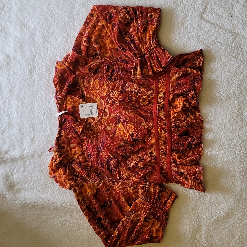 Free People Rudi Ruffle Top - Picture 12 of 12